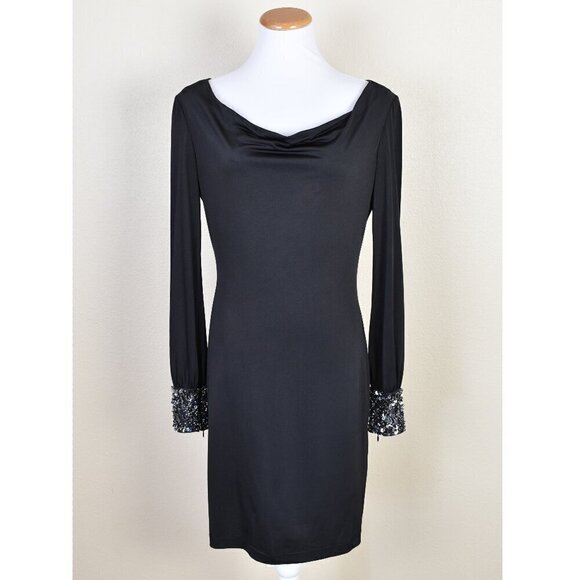 Calvin Klein Dresses & Skirts - Calvin Klein Formal Sequin Cuff Draped Dress - 8